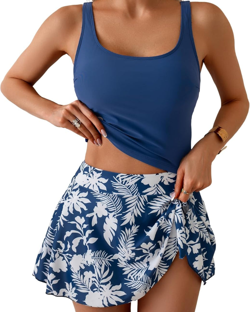 Blu navy stampato