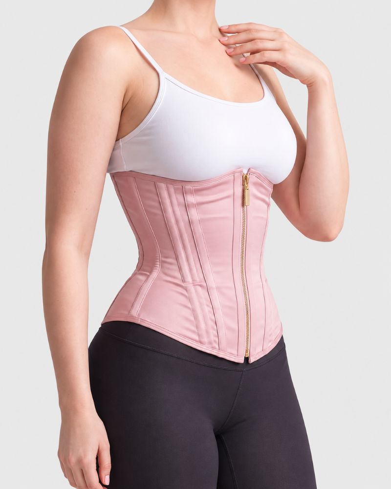 Corsetto stringivita con zip e 15 stecche ad alta compressione