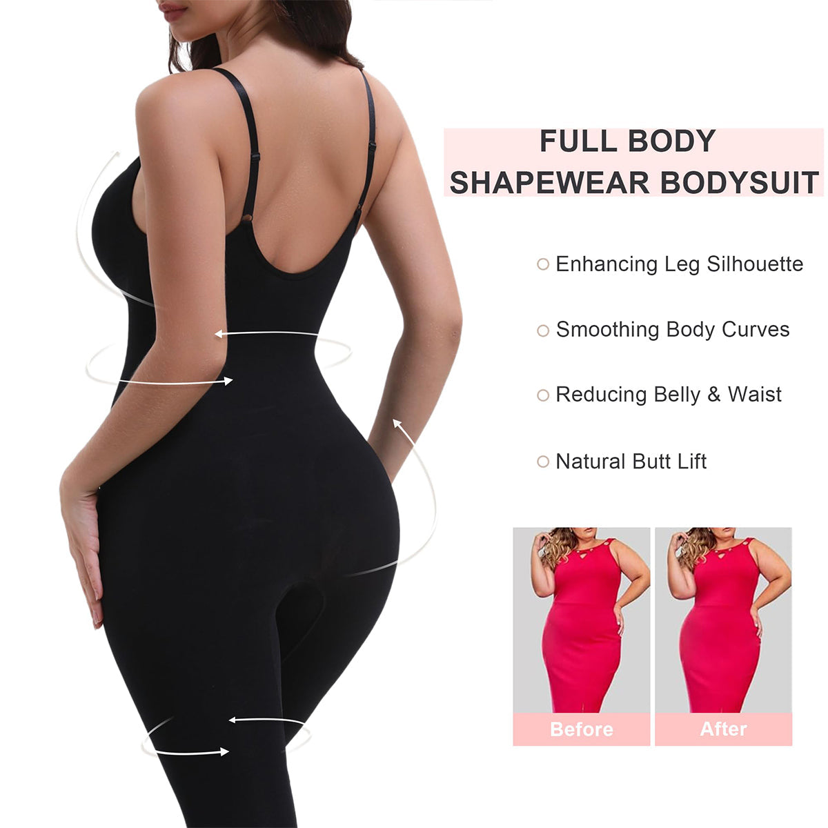 Body compressivo total body senza cuciture