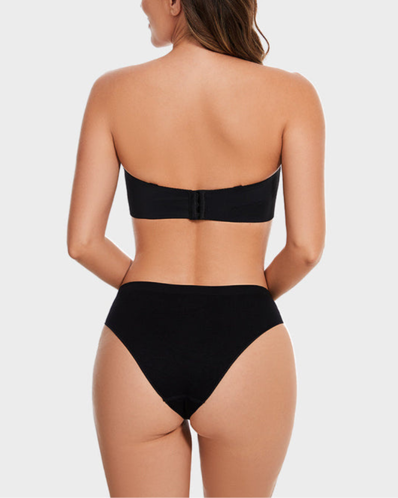 Reggiseno a fascia multiposizione antiscivolo a sostegno completo