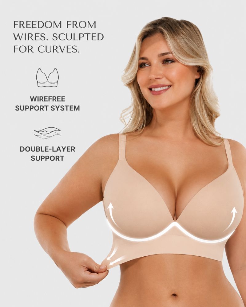 Reggiseno T-shirt senza cuciture e senza ferretto