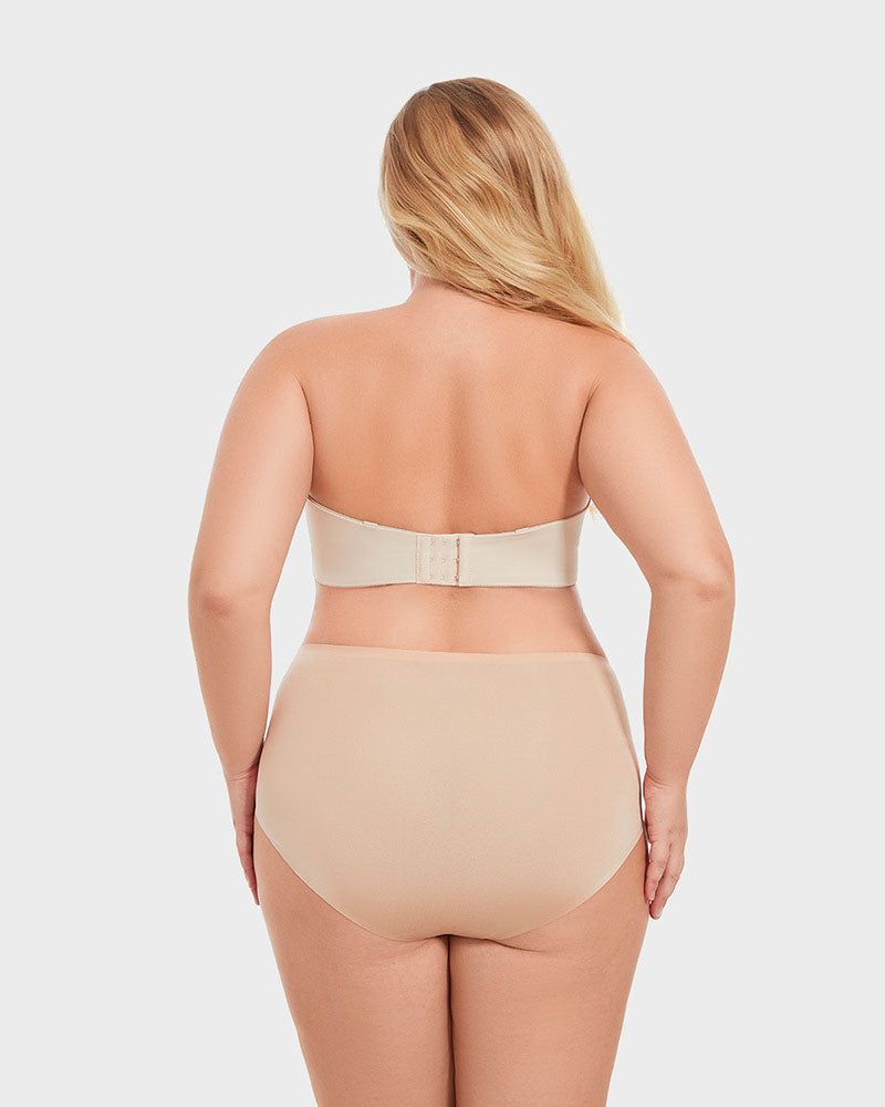 Reggiseno a fascia multiposizione antiscivolo a sostegno completo
