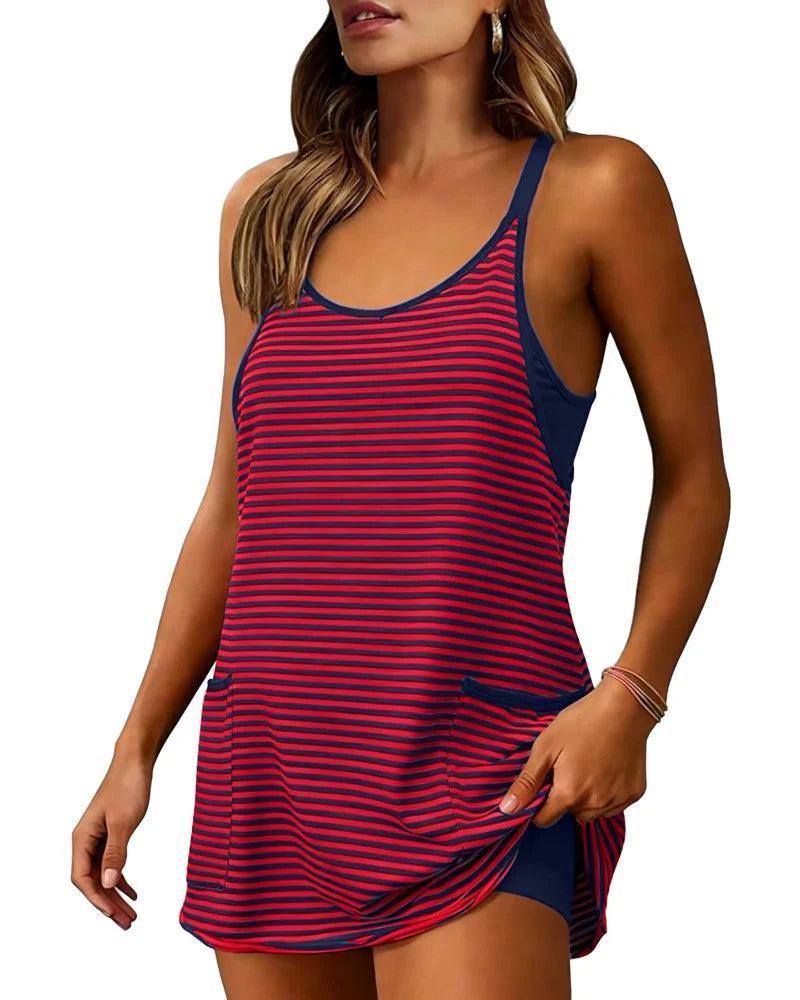Blu navy e rosso