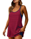 Blu navy e rosso