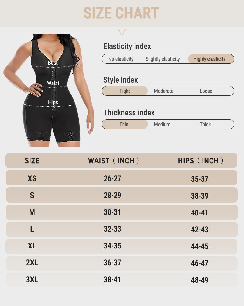 Guaina modellante a doppia compressione con reggiseno