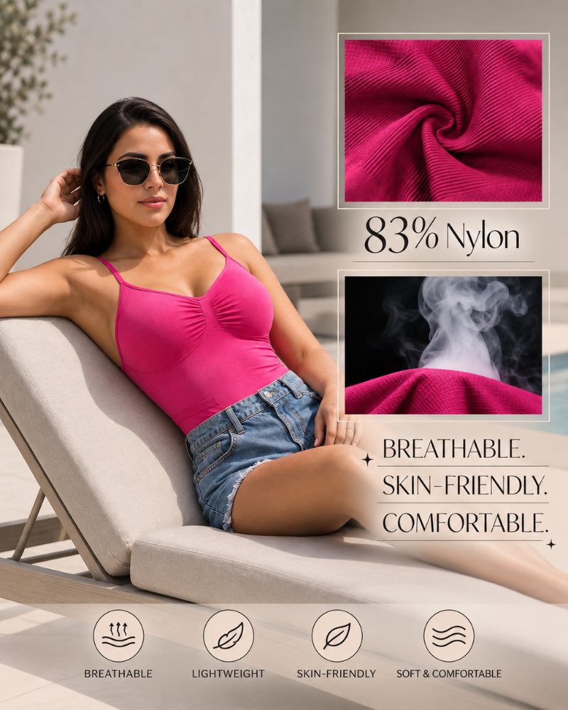 Body modellante senza cuciture con apertura sul retro e controllo pancia