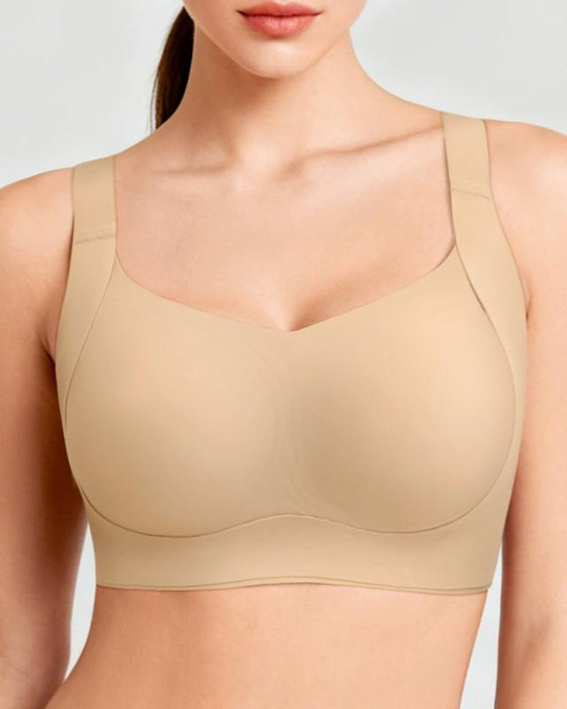 Reggiseno jelly push-up contenitivo senza cuciture e senza ferretto
