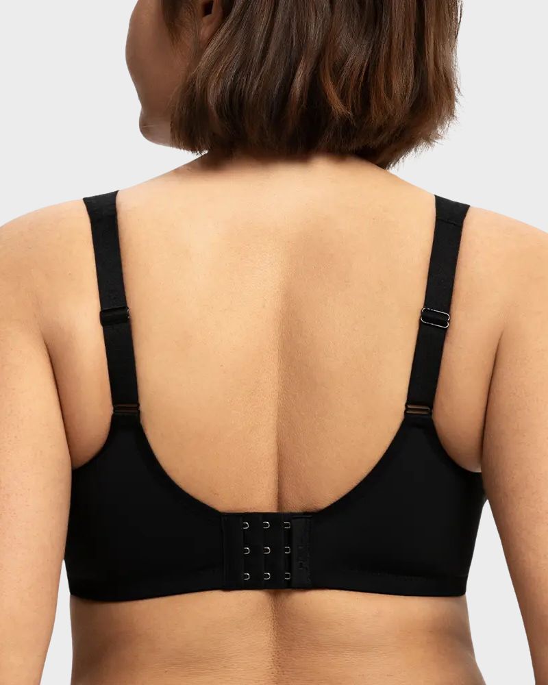 Reggiseno coprente con ferretto taglie comode ricamato
