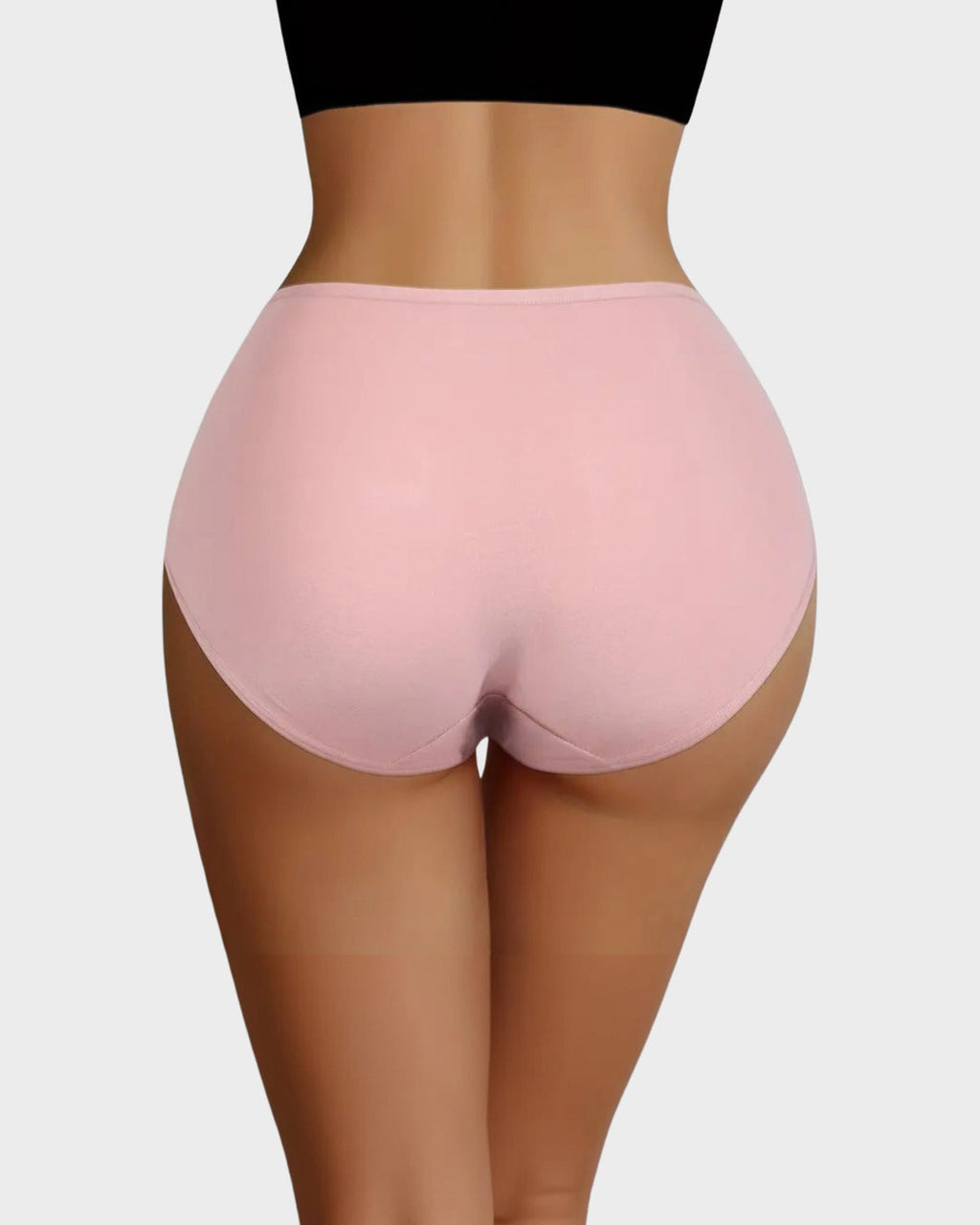 Slip in cotone morbido a vita alta con cuoricini – confezione da 6