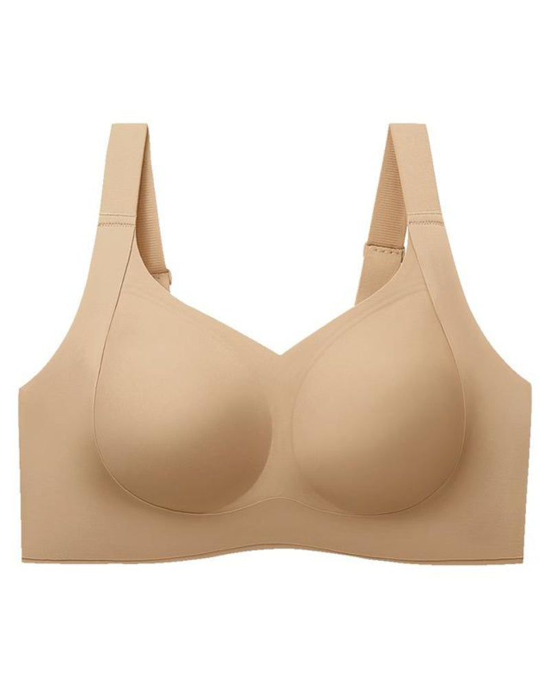 Reggiseno jelly push-up contenitivo senza cuciture e senza ferretto