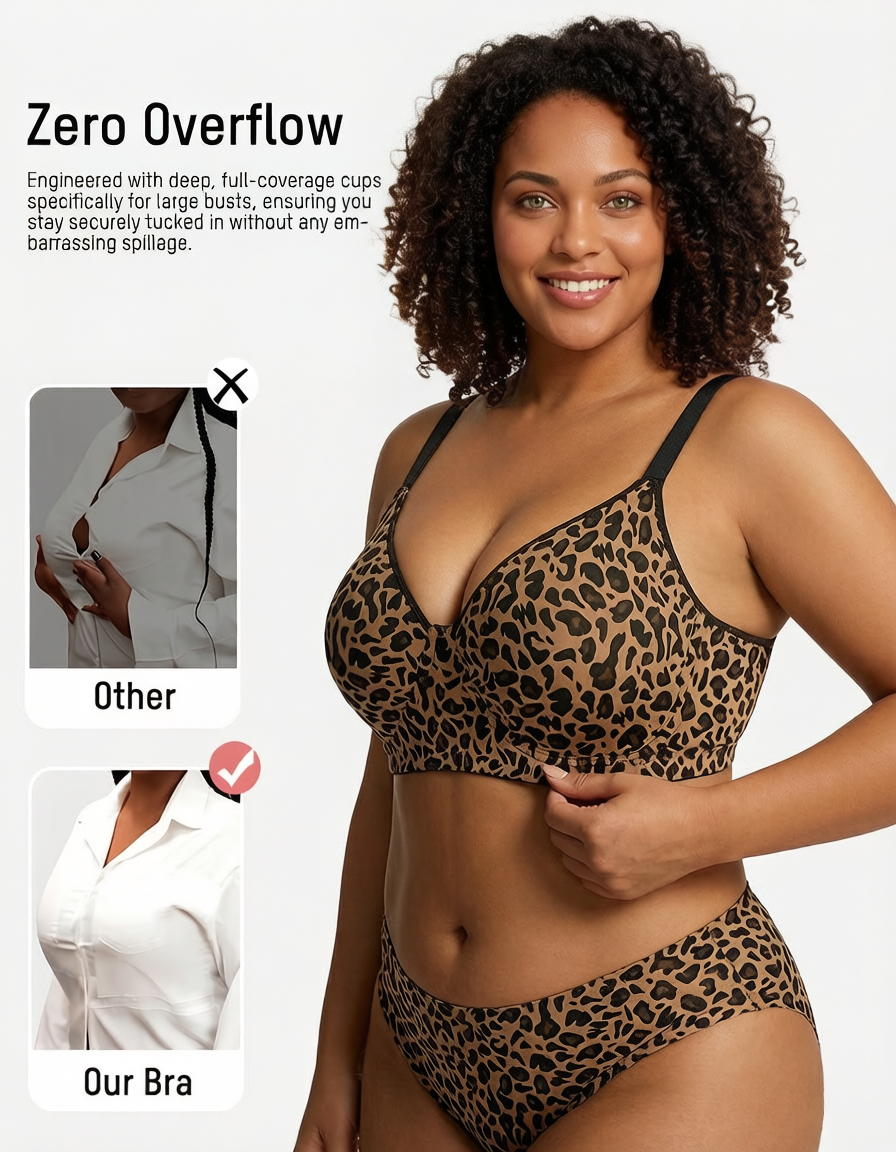 Reggiseno contenitivo coprente a fascia lunga taglie comode