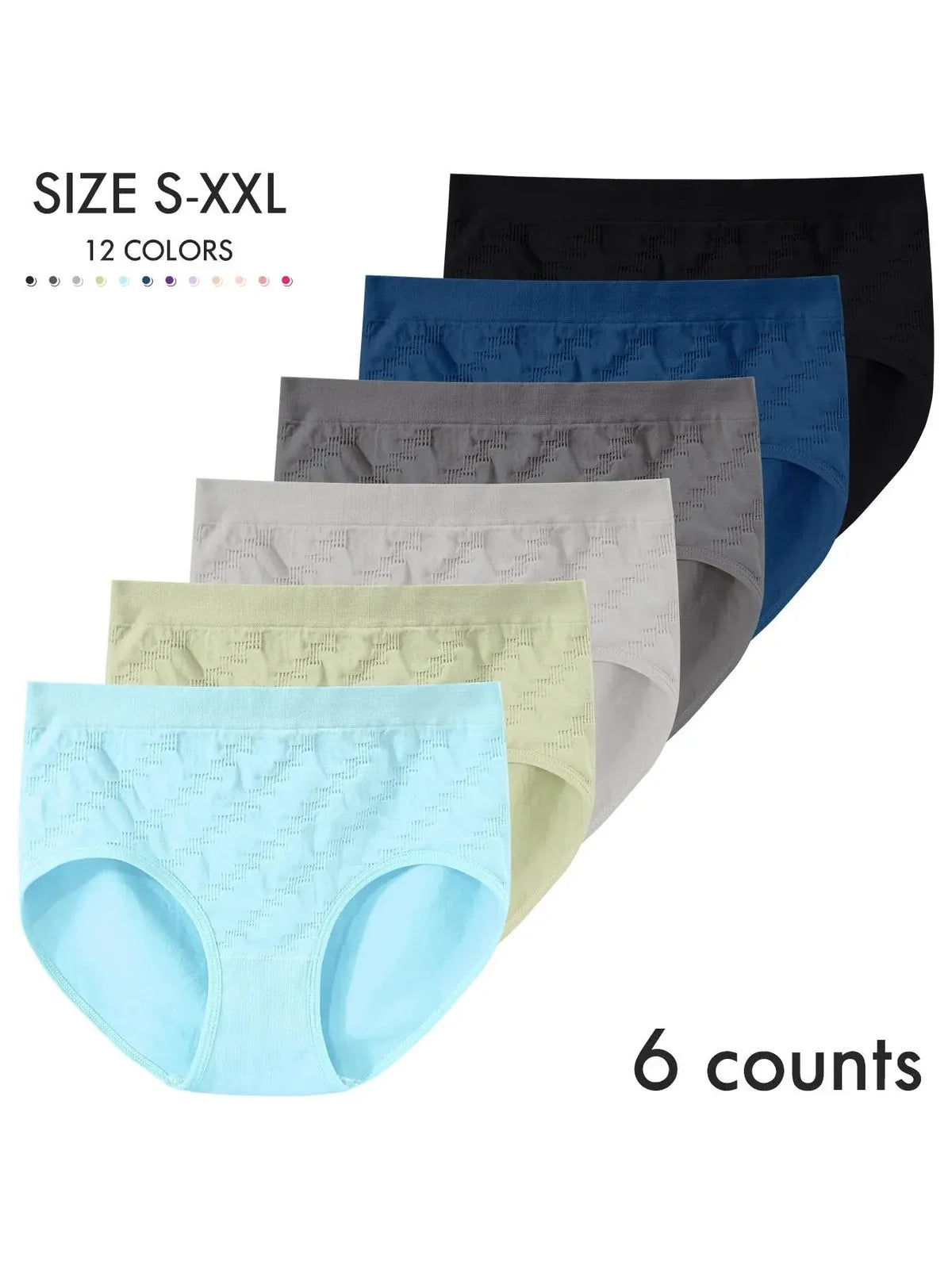 Slip invisibili senza cuciture a vita alta – confezione da 5