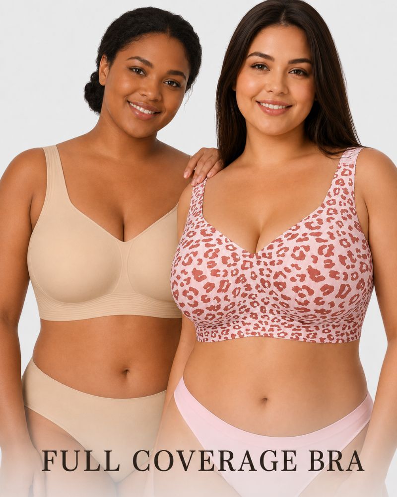 Reggiseno contenitivo coprente senza ferretto taglie comode