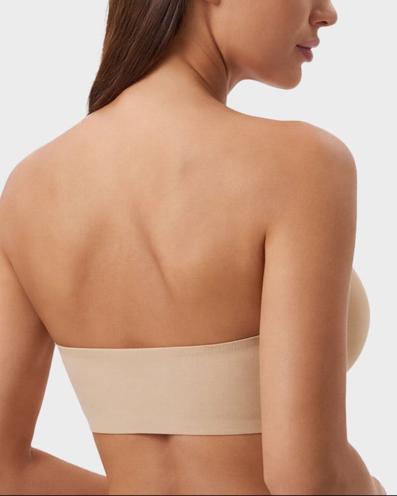 Reggiseno contenitivo imbottito senza ferretto senza cuciture antiscivolo