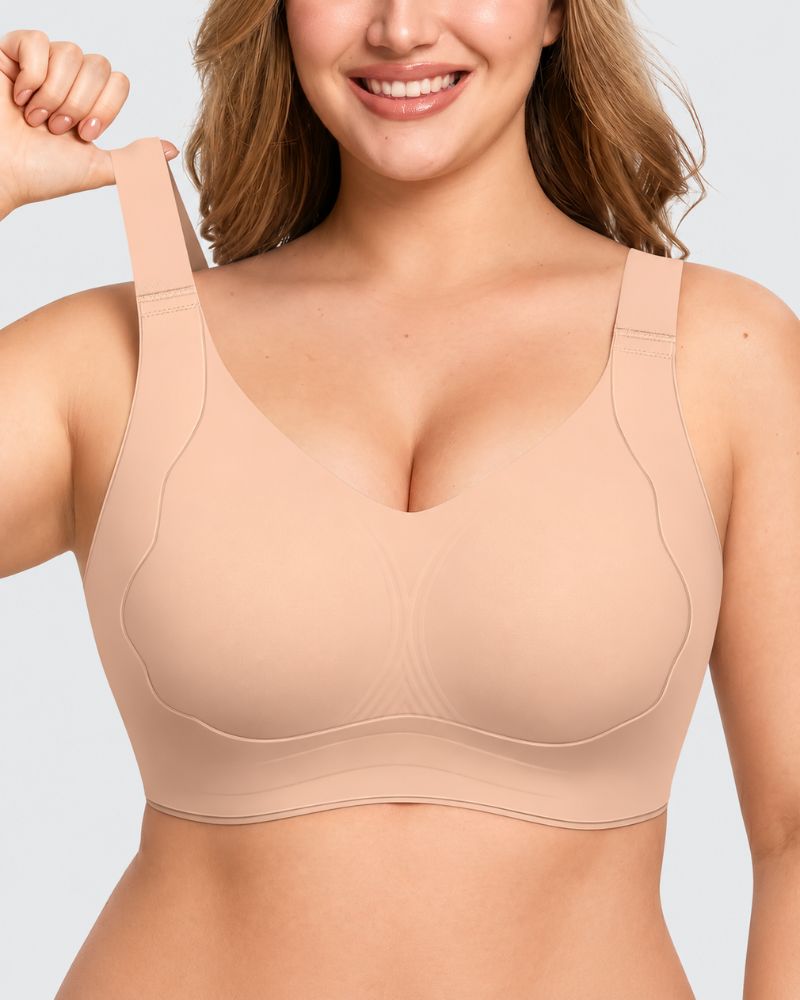 Reggiseno jelly coprente senza ferretto taglie comode