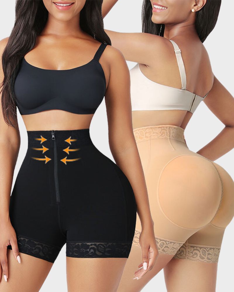 Pantaloncini modellanti push-up con controllo pancia