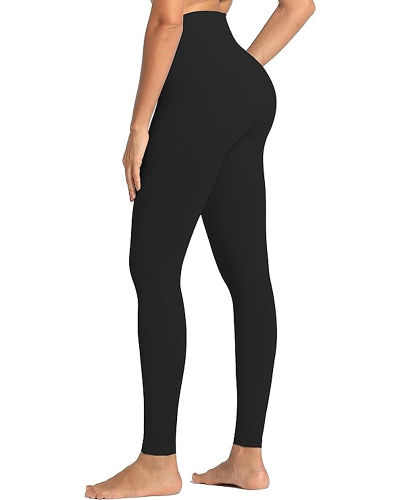 Leggings modellanti push-up a vita alta con tasche laterali