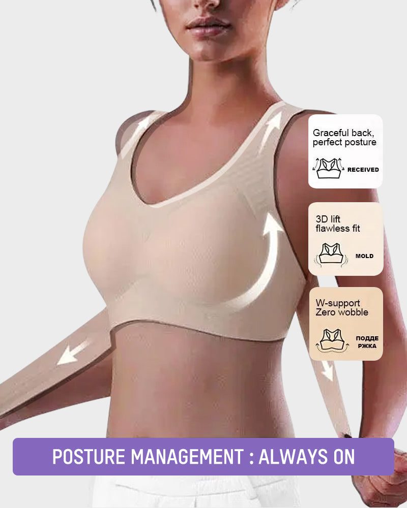 Reggiseno posturale dettagli di sostegno