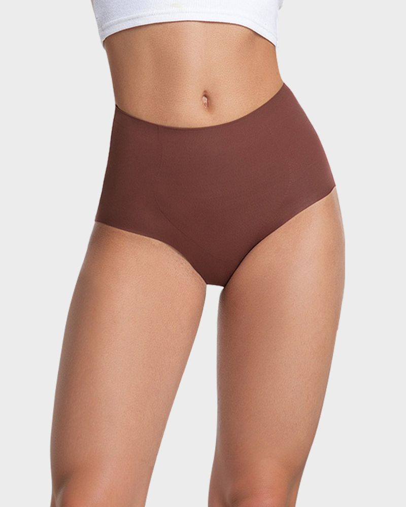 Slip modellanti a vita alta senza cuciture – confezione da 6