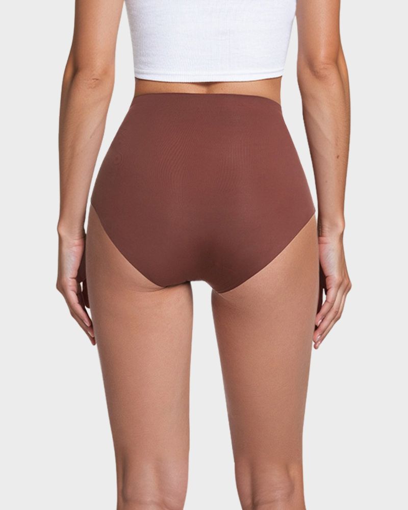 Slip modellanti a vita alta senza cuciture – confezione da 6