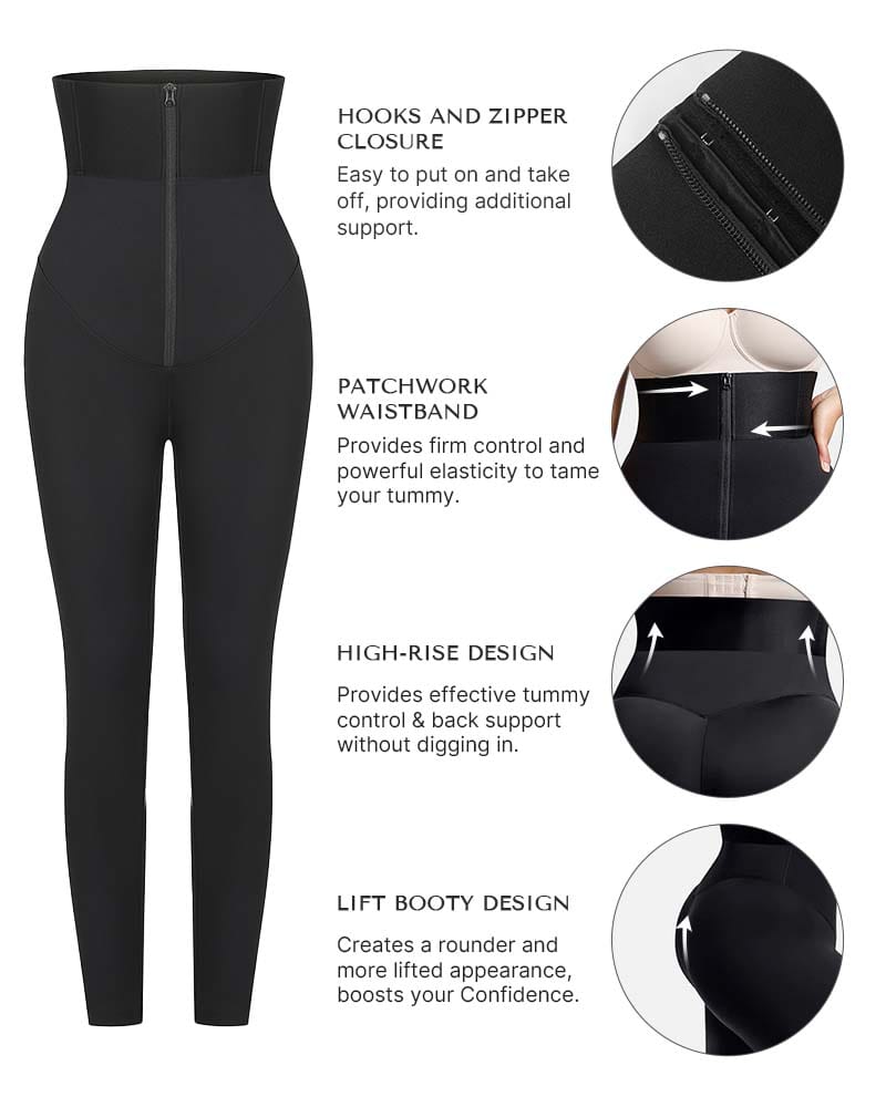 Leggings modellanti a vita alta con controllo pancia