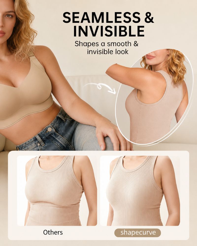 Reggiseno coprente senza ferretto effetto liscio e sollevante