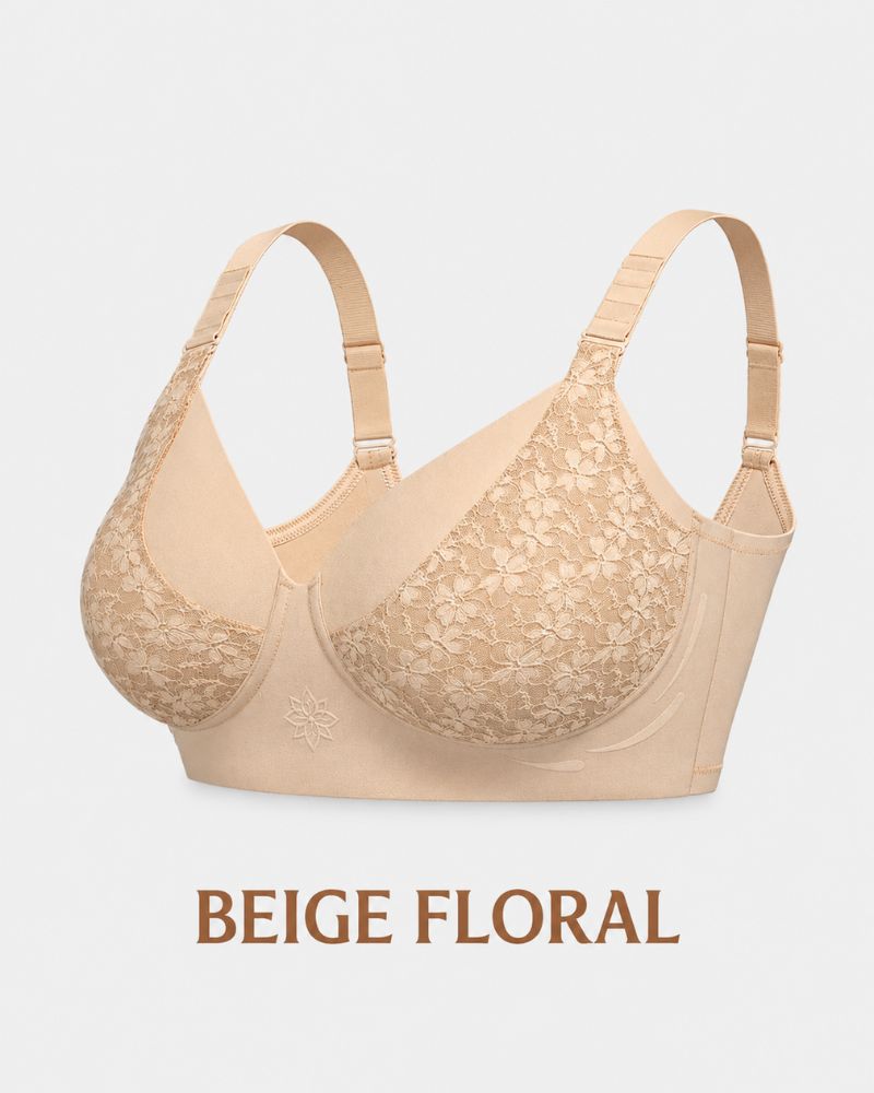Beige floreale