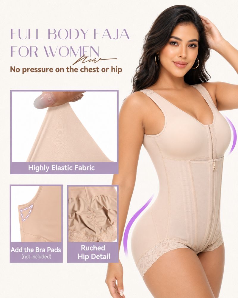 Body modellante total body stile faja colombiana