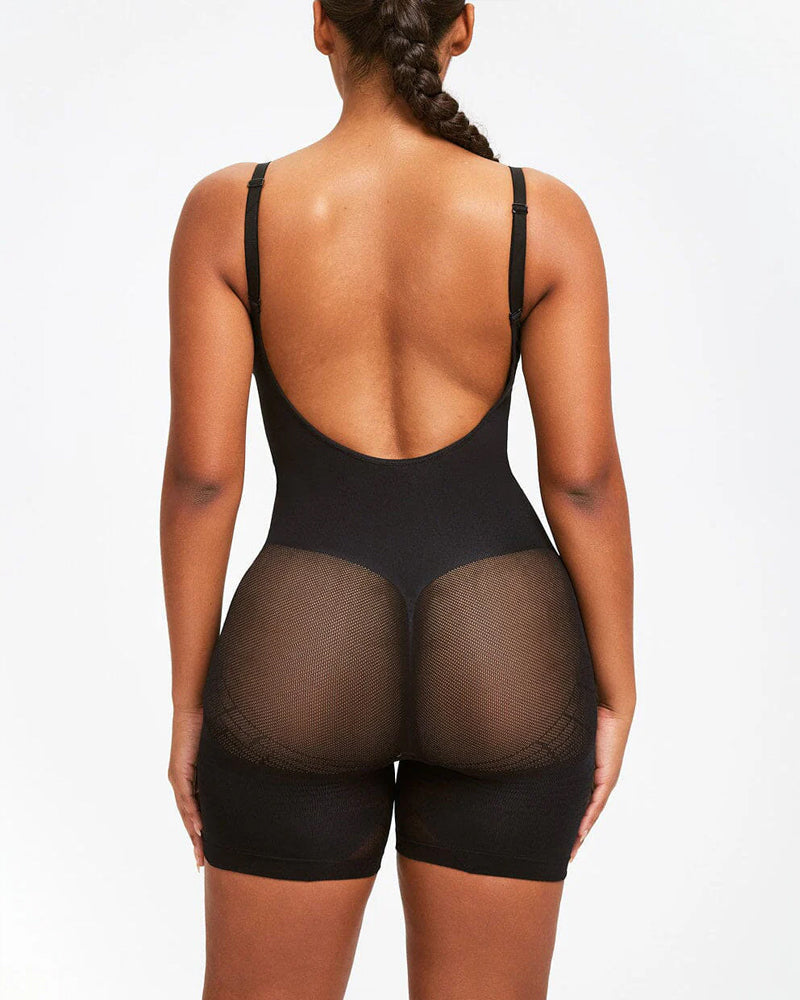 Body modellante comfort a metà coscia