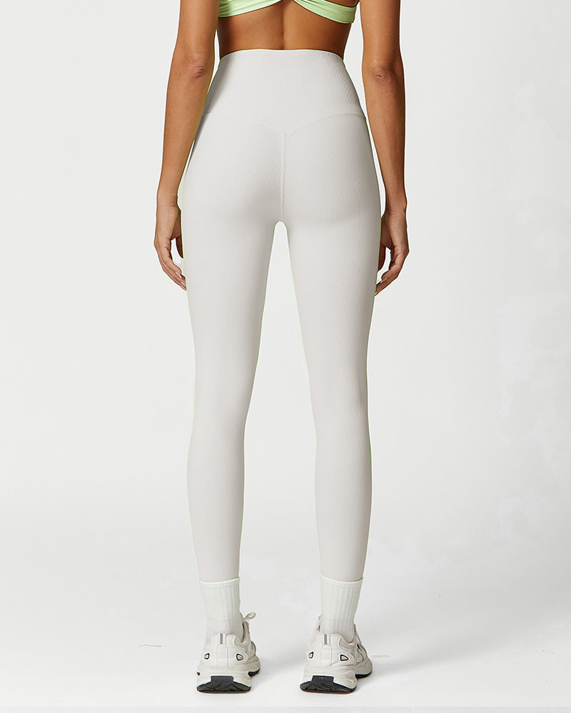 Leggings push-up a vita alta con controllo pancia e modellanti