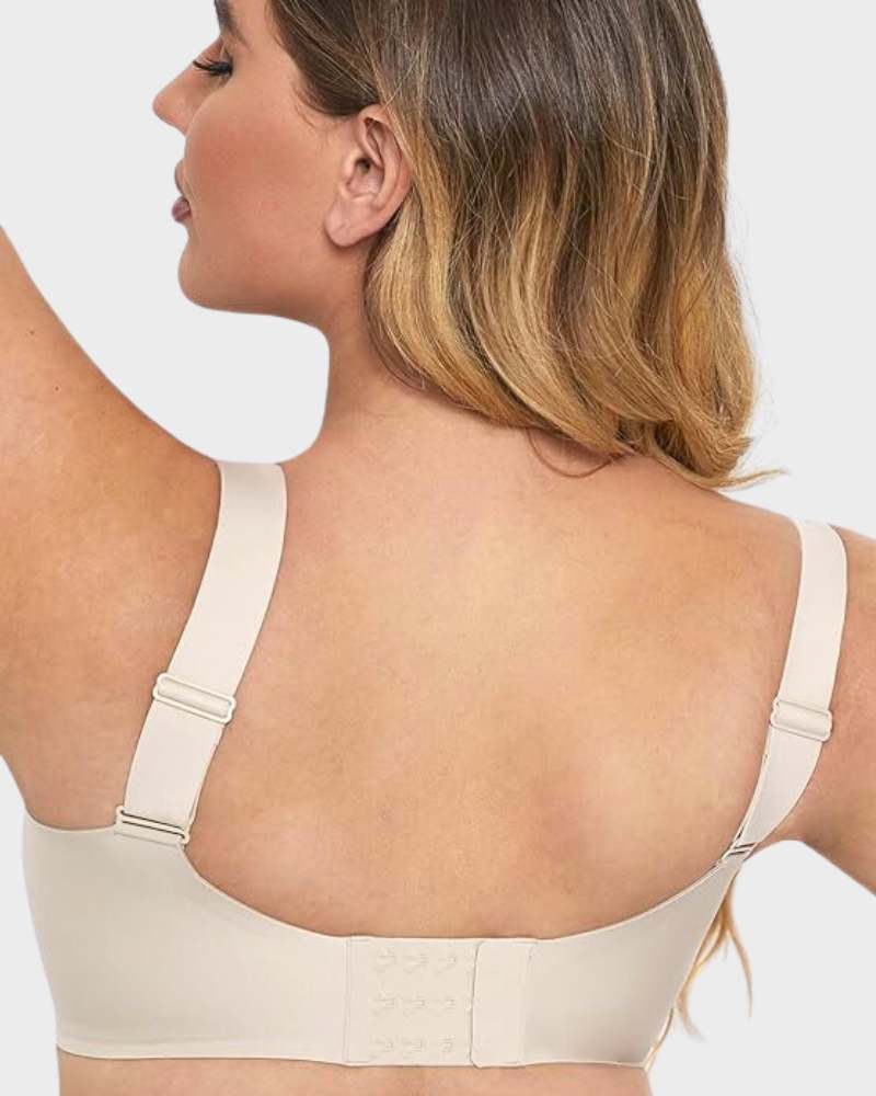 Reggiseno modellante con frontale in rete