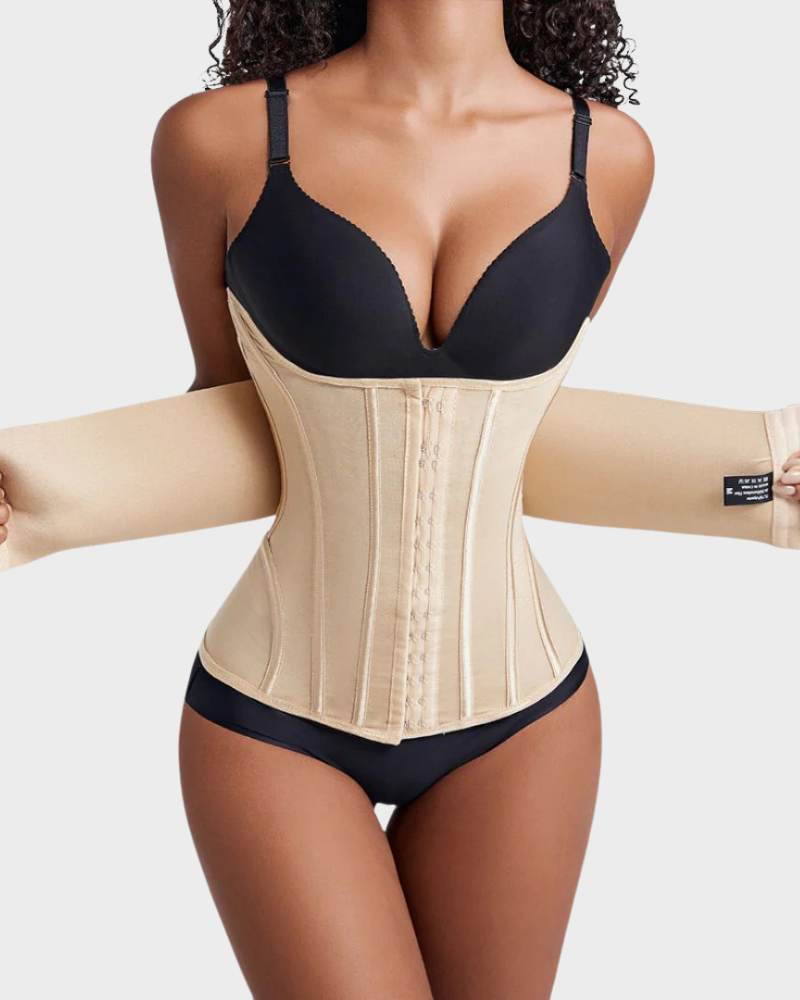 Corsetto stringivita in lattice con controllo pancia