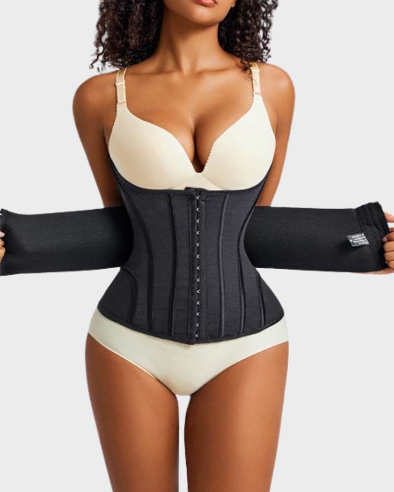 Corsetto stringivita in lattice con controllo pancia