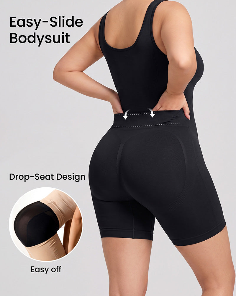 Body modellante total body a tripla compressione con apertura posteriore