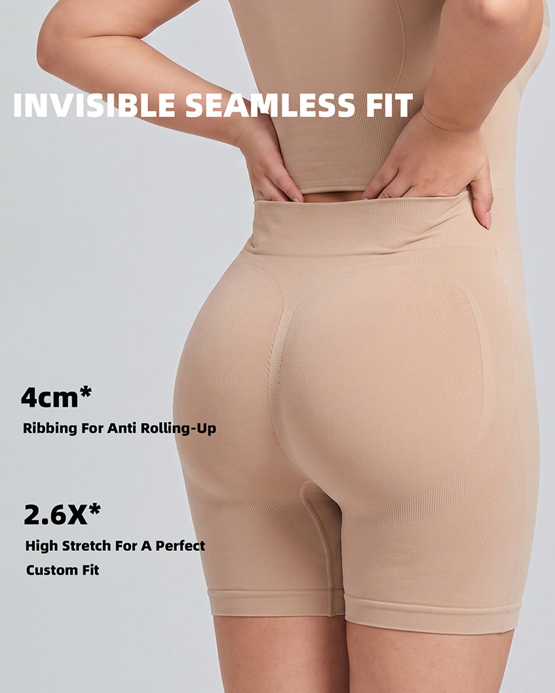 Body modellante total body a tripla compressione con apertura posteriore