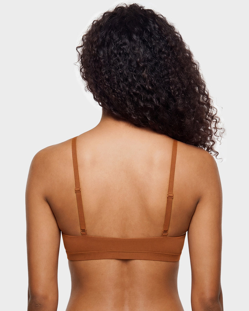 Reggiseno scollato senza ferretto senza cuciture morbido