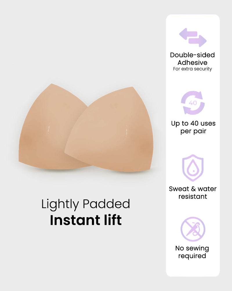 Coppette push-up adesive invisibili