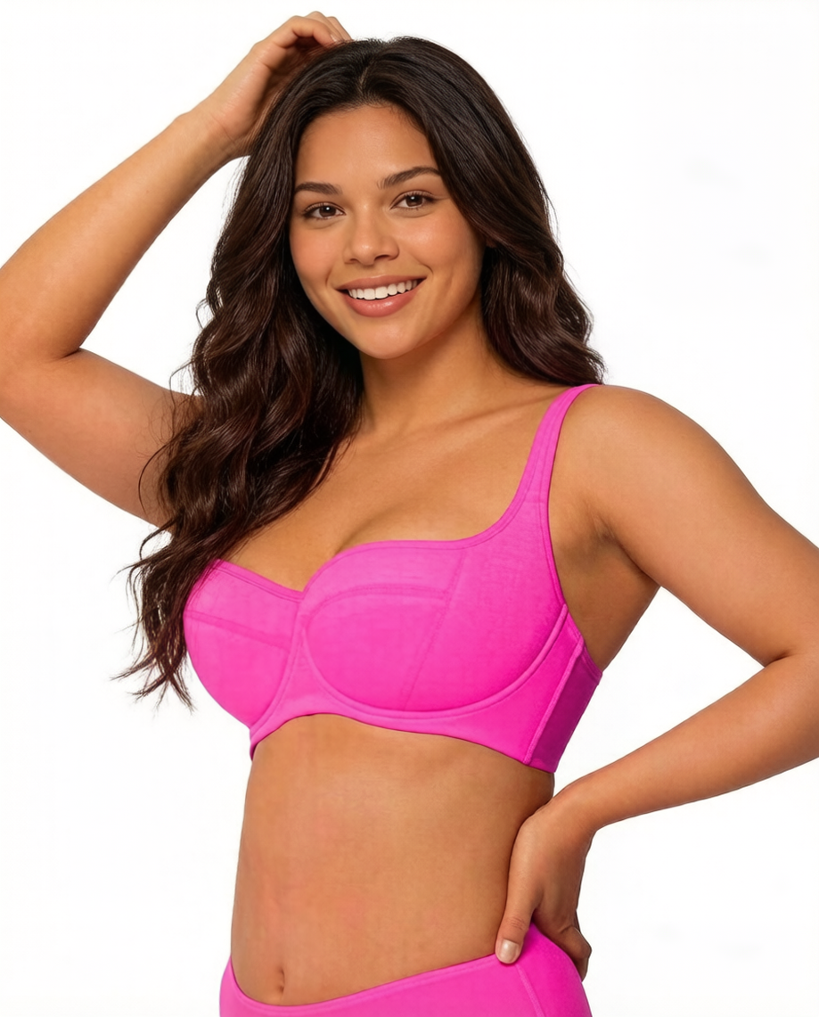 Reggiseno a balconcino leggermente imbottito