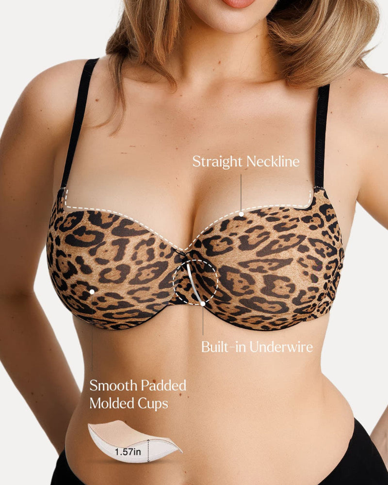 Reggiseno T-shirt push-up senza cuciture