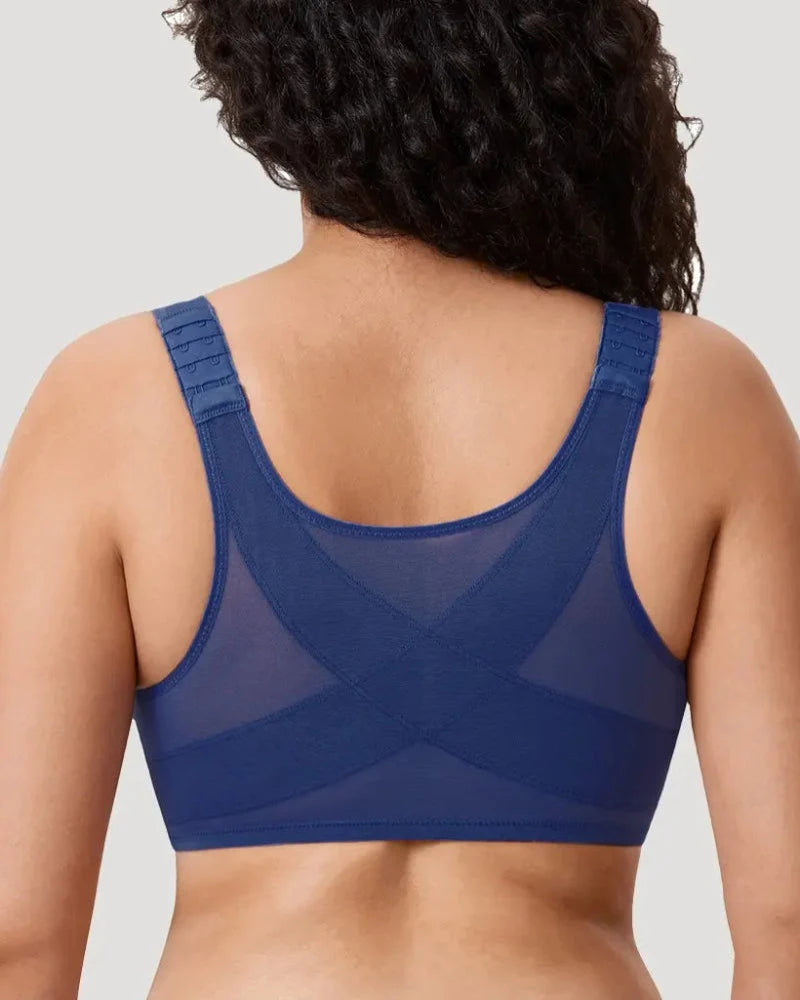 Reggiseno posturale coprente con ferretto e chiusura frontale