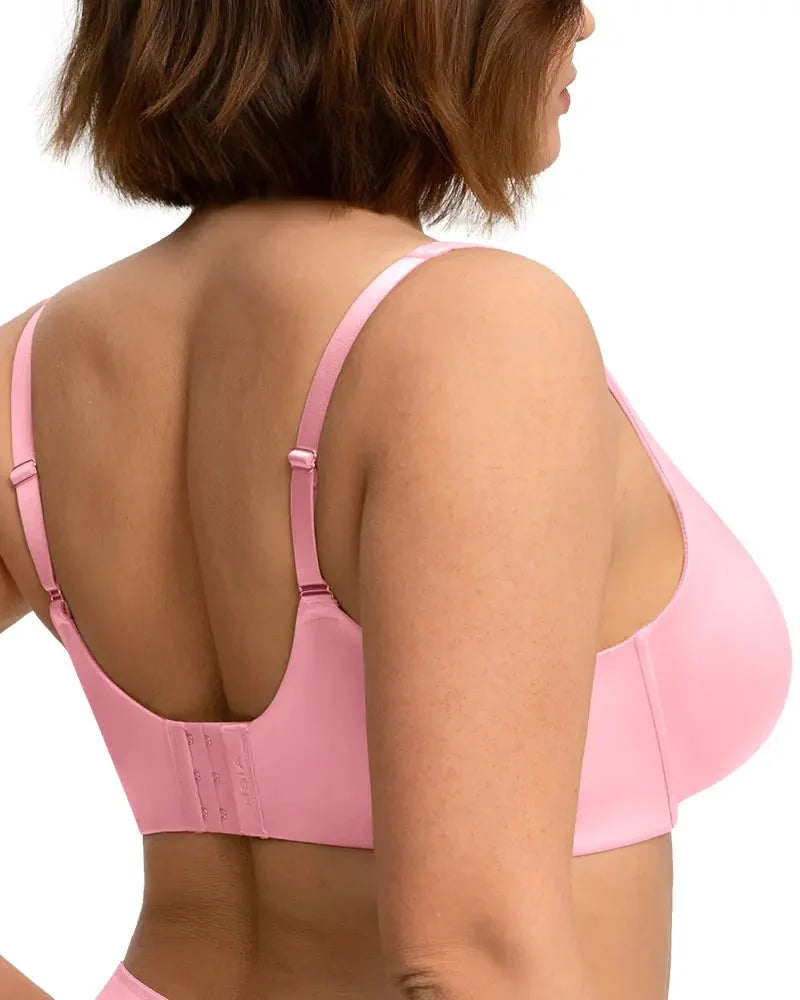 Reggiseno a balconcino in raso senza cuciture