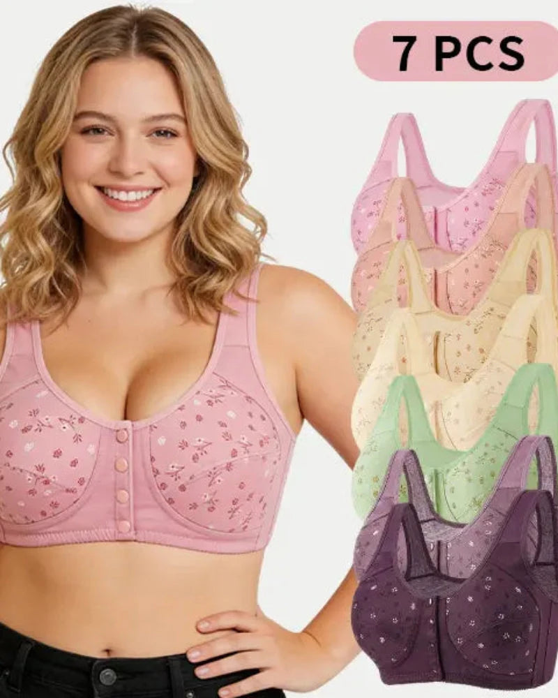 Reggiseno senza ferretto con chiusura frontale