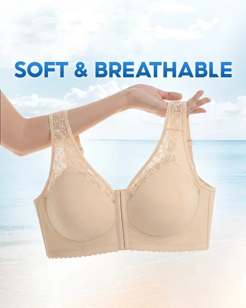 Reggiseno comfort modellante senza ferretto con chiusura frontale