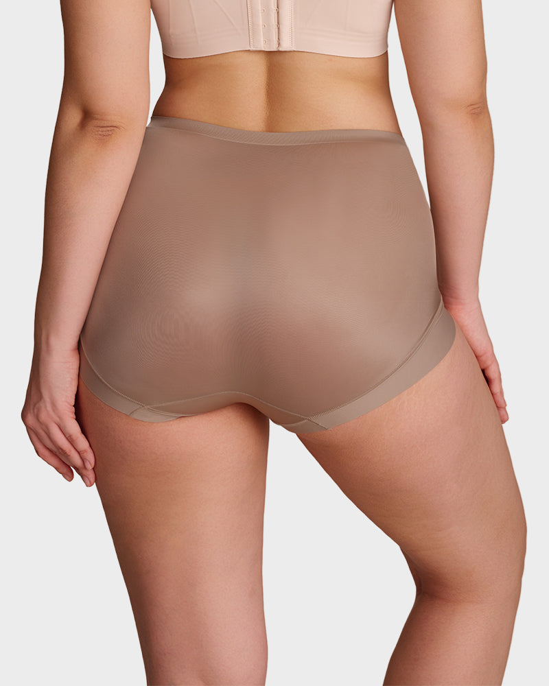 Slip modellanti a vita alta con sostegno incrociato – confezione da 6