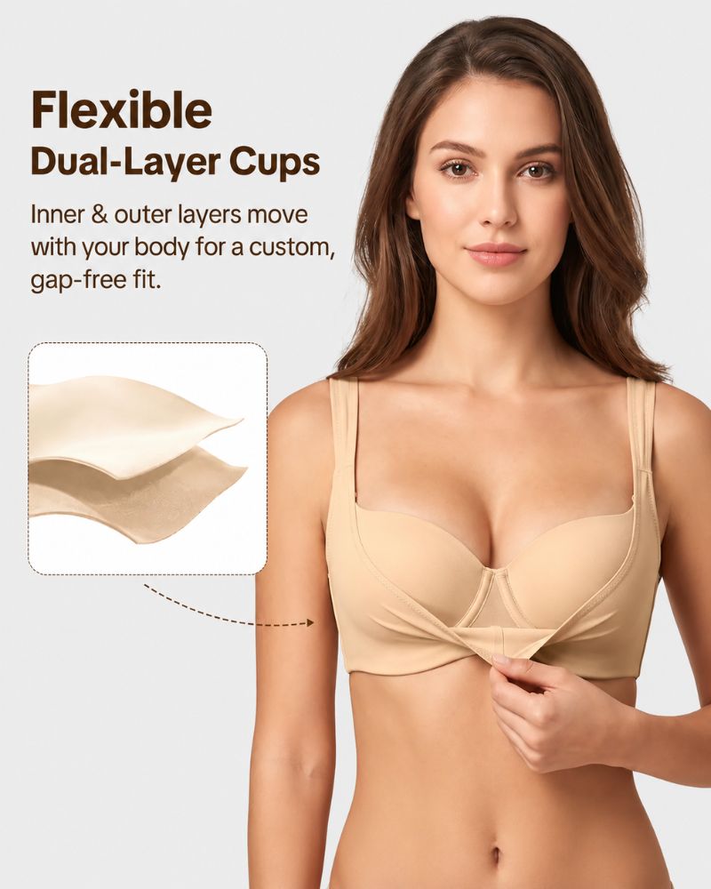Reggiseno a balconcino con ferretto rinfrescante taglie comode