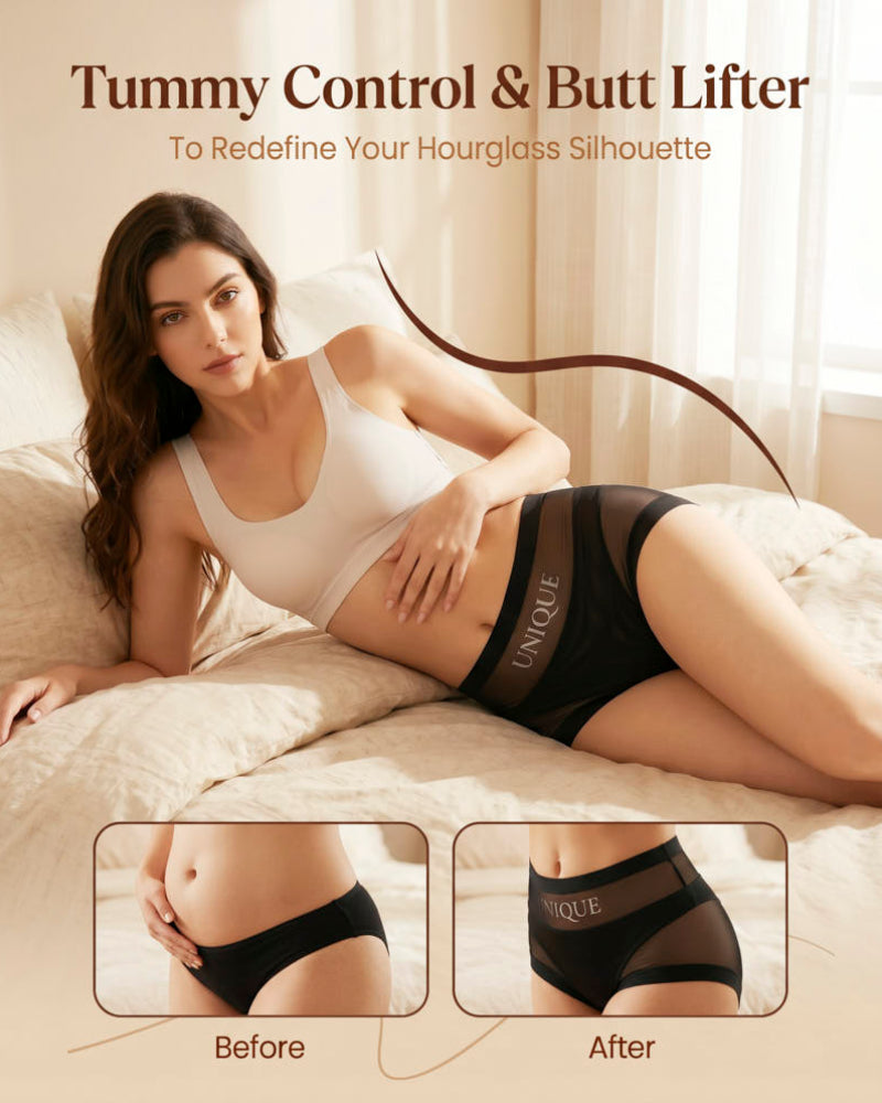 Culotte senza cuciture con controllo pancia – confezione da 6
