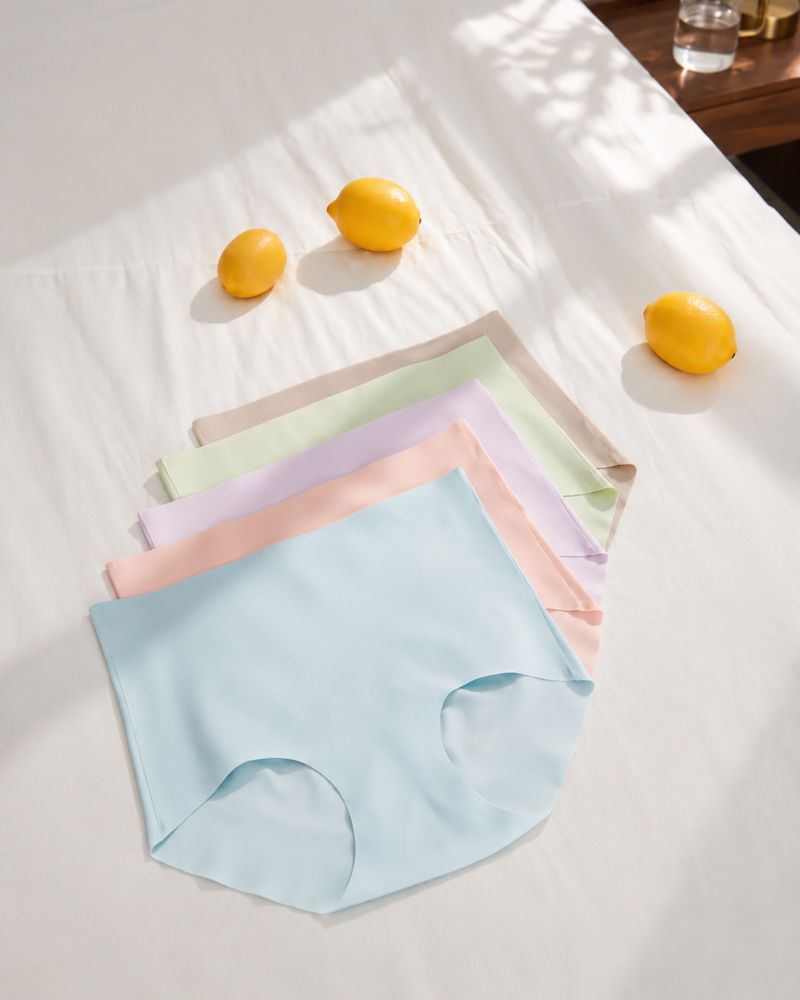 Slip senza cuciture a vita media – confezione da 6