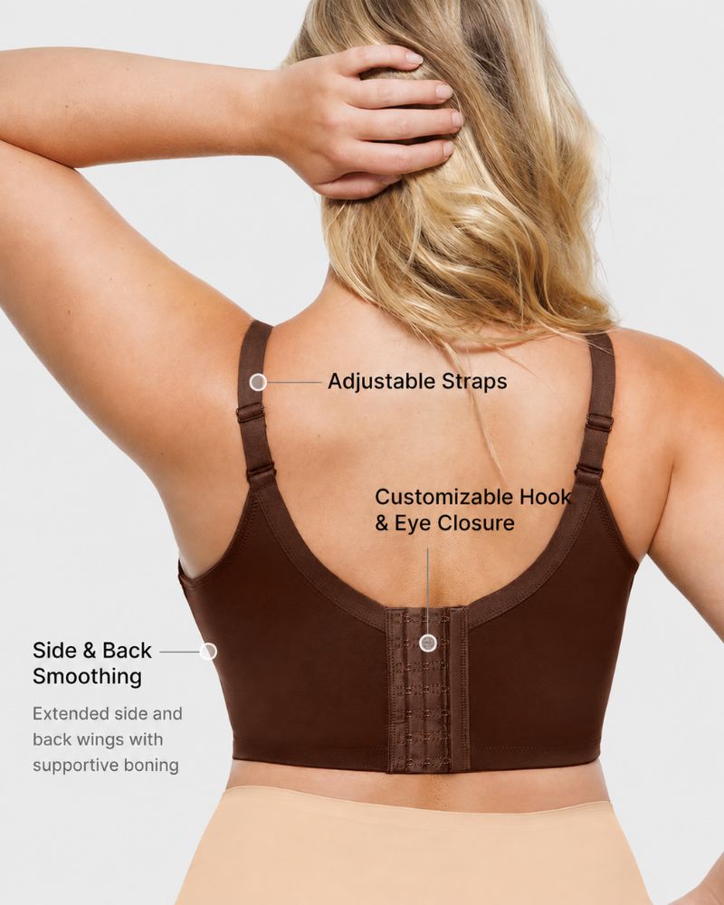 Reggiseno push-up con ferretto e schiena liscia