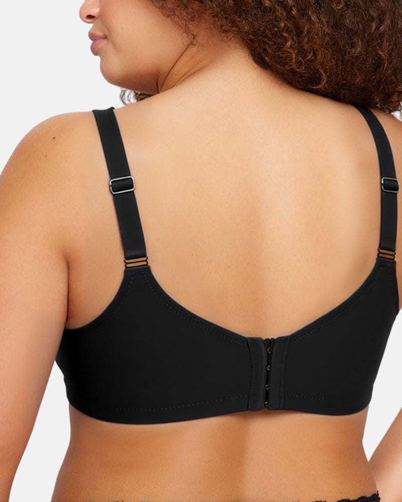 Reggiseno push-up senza cuciture con scollo a V profondo