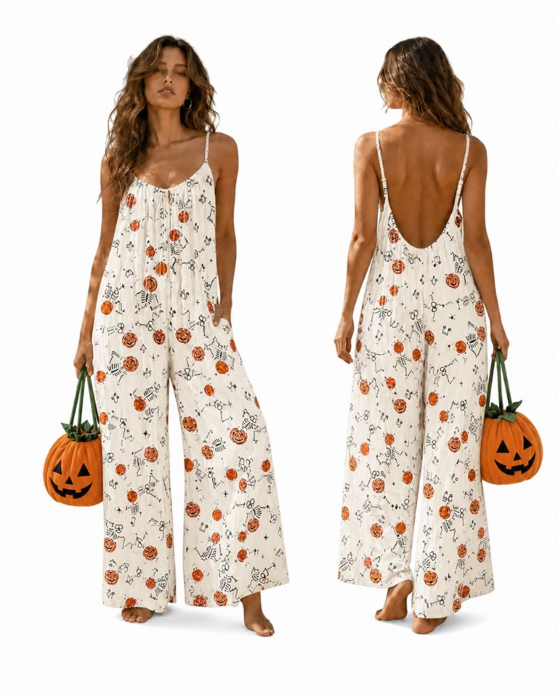 Bianco Halloween stampato